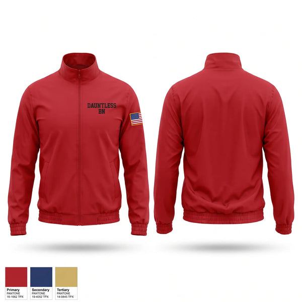 Windbreaker, Dauntless BN, Army, Teamtime, Team time, sublimation, custom sports apparel, team uniforms, spirit wear, spiritwear, sports uniforms, custom shirts, team store, custom team store, fundraiser sports, apparel fundraiser
