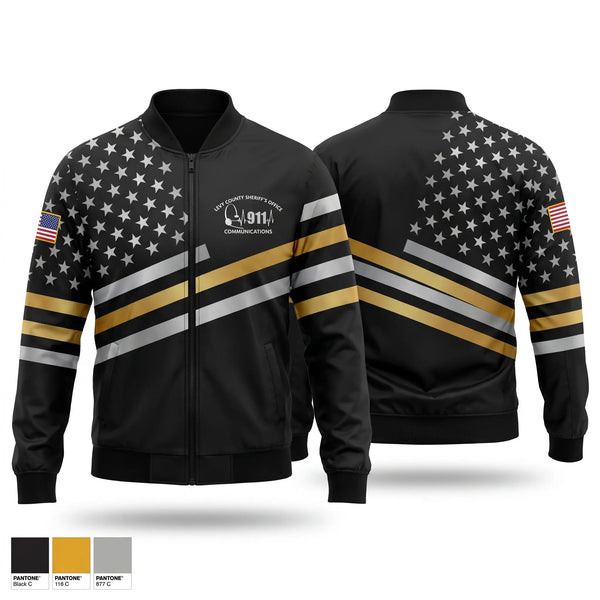 Windbreaker, LEVY COUNTY SHERIFF'S OFFICE 911 COMMUNICATIONS DIVISION, Police, Teamtime, Team time, sublimation, custom sports apparel, team uniforms, spirit wear, spiritwear, sports uniforms, custom shirts, team store, custom team store, fundraiser sports, apparel fundraiser