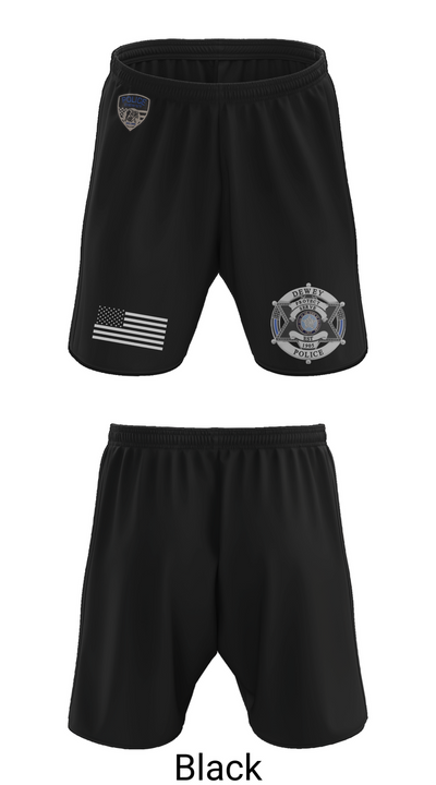 Dewey Police Department 16354640 Athletic Shorts With Pockets - 28