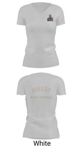 Womens Short Sleeve Vneck Shirt, Shaw Fire/Rescue, Fire Department, Teamtime, Team time, sublimation, custom sports apparel, team uniforms, spirit wear, spiritwear, sports uniforms, custom shirts, team store, custom team store, fundraiser sports, apparel fundraiser