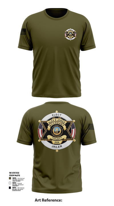 Alex E. Jones for Jailer 2026 65604451 Short Sleeve Performance Shirt - 101