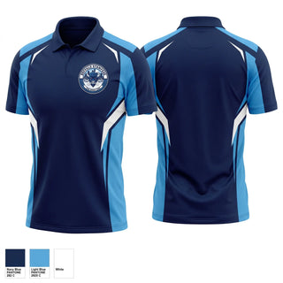 Short Sleeve Performance Polo, Buffalo Stampede Sled Hockey Team, Ice Hockey, Teamtime, Team time, sublimation, custom sports apparel, team uniforms, spirit wear, spiritwear, sports uniforms, custom shirts, team store, custom team store, fundraiser sports, apparel fundraiser