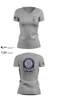 Young Harris College Police Department 23212207 Women's Short Sleeve V-neck Shirt - 2