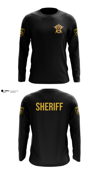 Long Sleeve Performance Shirt, San Jacinto County Sheriff's Office, Police, Teamtime, Team time, sublimation, custom sports apparel, team uniforms, spirit wear, spiritwear, sports uniforms, custom shirts, team store, custom team store, fundraiser sports, apparel fundraiser