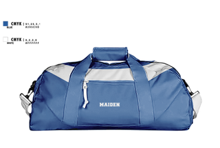 Duffle Bag, Maiden High School Volleyball, Women's Volleyball, Teamtime, Team time, sublimation, custom sports apparel, team uniforms, spirit wear, spiritwear, sports uniforms, custom shirts, team store, custom team store, fundraiser sports, apparel fundraiser