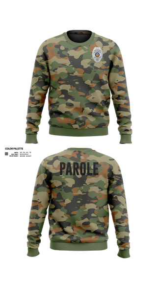Crew Neck Sweatshirt, Adult Parole Authority, Police, Teamtime, Team time, sublimation, custom sports apparel, team uniforms, spirit wear, spiritwear, sports uniforms, custom shirts, team store, custom team store, fundraiser sports, apparel fundraiser