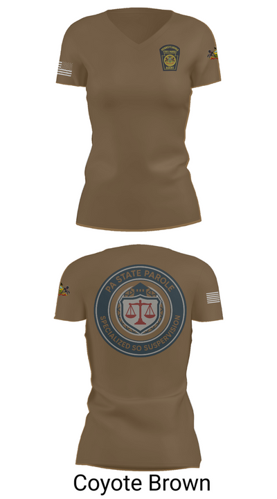 Specialized Sex Offender Supervision 79544168 Women's Short Sleeve V-neck Shirt - 8