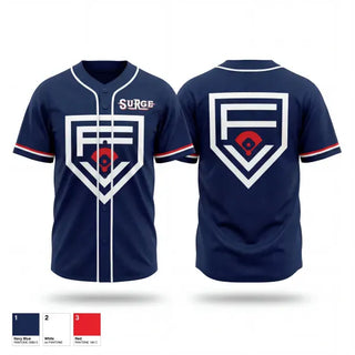 Full Button Baseball Jersey, Fountain Valley Pony Baseball, Baseball, Teamtime, Team time, sublimation, custom sports apparel, team uniforms, spirit wear, spiritwear, sports uniforms, custom shirts, team store, custom team store, fundraiser sports, apparel fundraiser