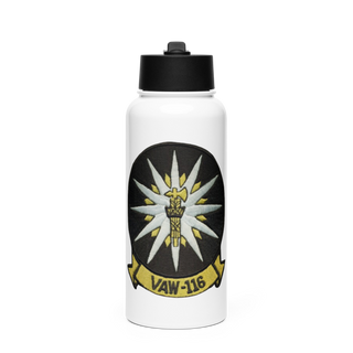 SUNKINGS 4465091 Stainless Steel Water Bottle with a Straw Lid