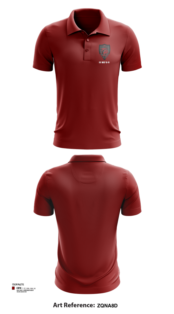 Short Sleeve Performance Polo, III MEF G-9, Marines, Teamtime, Team time, sublimation, custom sports apparel, team uniforms, spirit wear, spiritwear, sports uniforms, custom shirts, team store, custom team store, fundraiser sports, apparel fundraiser