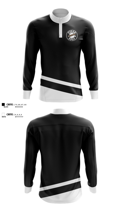 CIGAR GOLFCIGAR GOLF 5733553 Quarter Zip Jacket - 1
