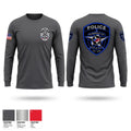 Pflugerville ISD Police Department Long Sleeve Performance Shirt - 1