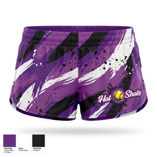 Womens Shorts, Hot Shot, Softball, Teamtime, Team time, sublimation, custom sports apparel, team uniforms, spirit wear, spiritwear, sports uniforms, custom shirts, team store, custom team store, fundraiser sports, apparel fundraiser