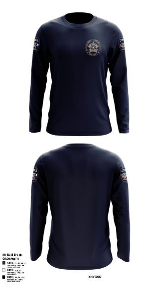 Long Sleeve Performance Shirt, Brazoria County Precinct 4 Constable's Office, Police, Teamtime, Team time, sublimation, custom sports apparel, team uniforms, spirit wear, spiritwear, sports uniforms, custom shirts, team store, custom team store, fundraiser sports, apparel fundraiser