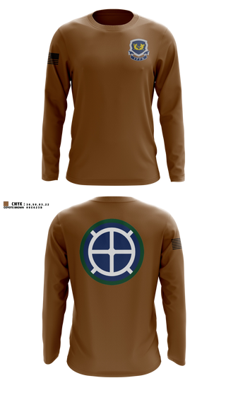 Long Sleeve Performance Shirt, 35th ID OSJA, National Guard, Teamtime, Team time, sublimation, custom sports apparel, team uniforms, spirit wear, spiritwear, sports uniforms, custom shirts, team store, custom team store, fundraiser sports, apparel fundraiser