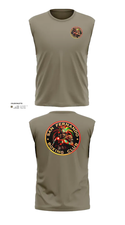 San Fernando Boxing Club 92427997 Sleeveless Performance Shirt - 207