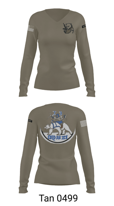 Icehurst 97478226 Women's Long Sleeve V-neck Shirt - 77
