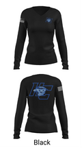Hampton County NJROTC 83154244 Women's Long Sleeve V-neck Shirt - 23
