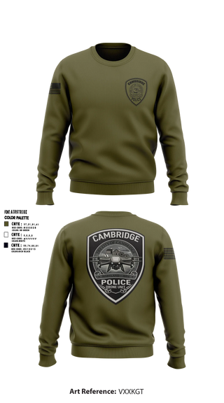 Crew Neck Sweatshirt, RDC Outdoors, Police, Teamtime, Team time, sublimation, custom sports apparel, team uniforms, spirit wear, spiritwear, sports uniforms, custom shirts, team store, custom team store, fundraiser sports, apparel fundraiser