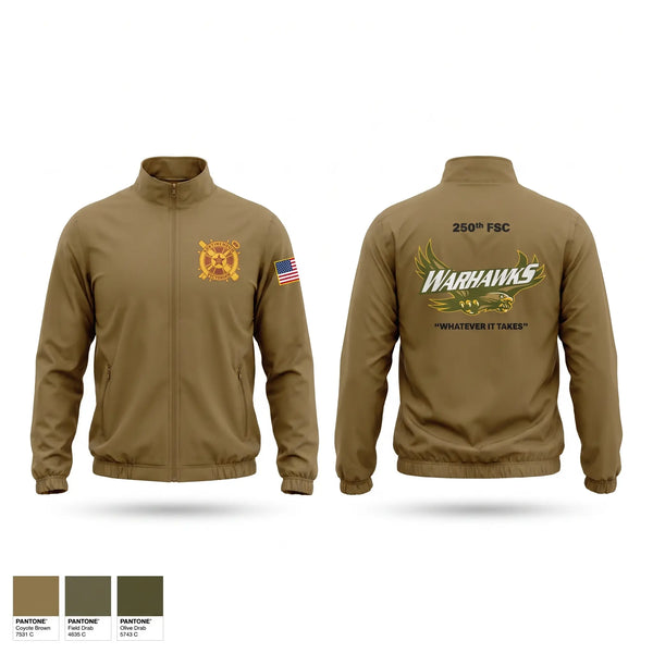 Windbreaker, 250th FSC, Army, Teamtime, Team time, sublimation, custom sports apparel, team uniforms, spirit wear, spiritwear, sports uniforms, custom shirts, team store, custom team store, fundraiser sports, apparel fundraiser