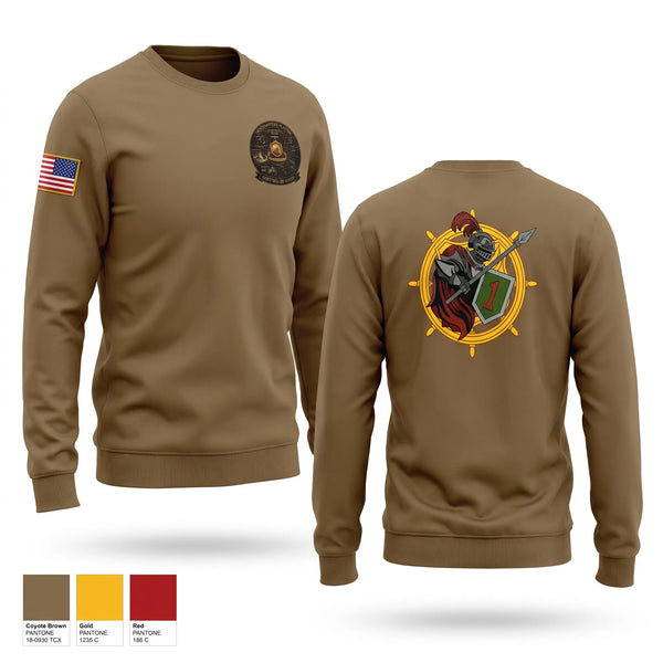 Crew Neck Sweatshirt, C. Co 541st, Army, Teamtime, Team time, sublimation, custom sports apparel, team uniforms, spirit wear, spiritwear, sports uniforms, custom shirts, team store, custom team store, fundraiser sports, apparel fundraiser