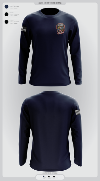 Long Sleeve Performance Shirt, Holly Springs Police Department, , Teamtime, Team time, sublimation, custom sports apparel, team uniforms, spirit wear, spiritwear, sports uniforms, custom shirts, team store, custom team store, fundraiser sports, apparel fundraiser