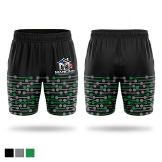 Womens Shorts, Mancino construction USA, , Teamtime, Team time, sublimation, custom sports apparel, team uniforms, spirit wear, spiritwear, sports uniforms, custom shirts, team store, custom team store, fundraiser sports, apparel fundraiser