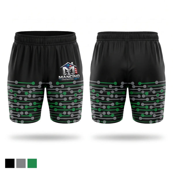 Womens Shorts, Mancino construction USA, , Teamtime, Team time, sublimation, custom sports apparel, team uniforms, spirit wear, spiritwear, sports uniforms, custom shirts, team store, custom team store, fundraiser sports, apparel fundraiser