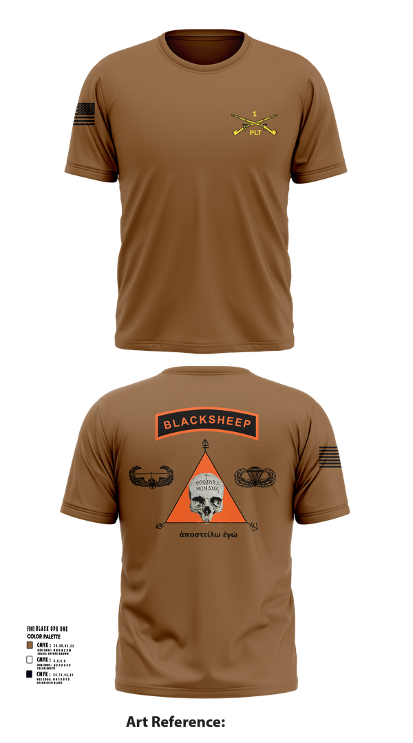 Short Sleeve Performance Shirt, 1st PLT B Co 1-173IN, , Teamtime, Team time, sublimation, custom sports apparel, team uniforms, spirit wear, spiritwear, sports uniforms, custom shirts, team store, custom team store, fundraiser sports, apparel fundraiser