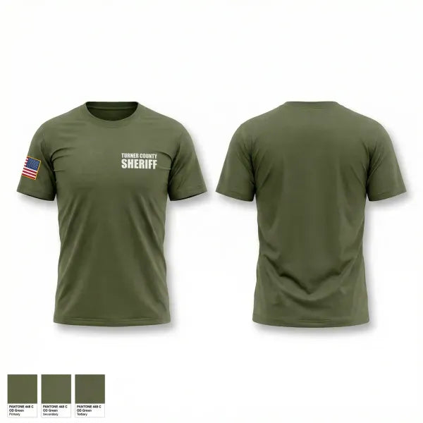 Turner County Sheriff 47746708 Old School Cotton Feel Shirt - 1