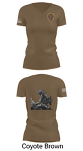 7455th MORU 95873552 Women's Short Sleeve V-neck Shirt - 8