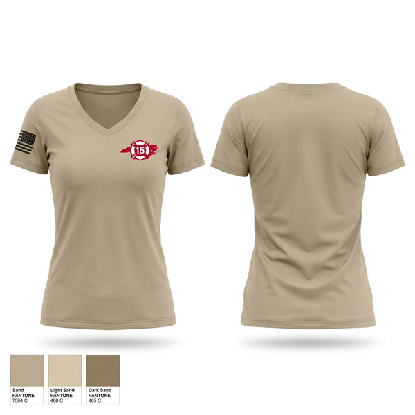Womens Short Sleeve Vneck Shirt, Vanceboro fire department, Fire Department, Teamtime, Team time, sublimation, custom sports apparel, team uniforms, spirit wear, spiritwear, sports uniforms, custom shirts, team store, custom team store, fundraiser sports, apparel fundraiser
