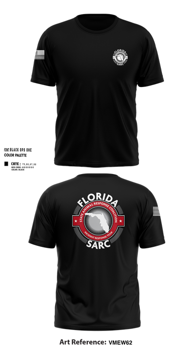 Florida State Animal Response Coalition 45441276 Short Sleeve Performance Shirt - 100