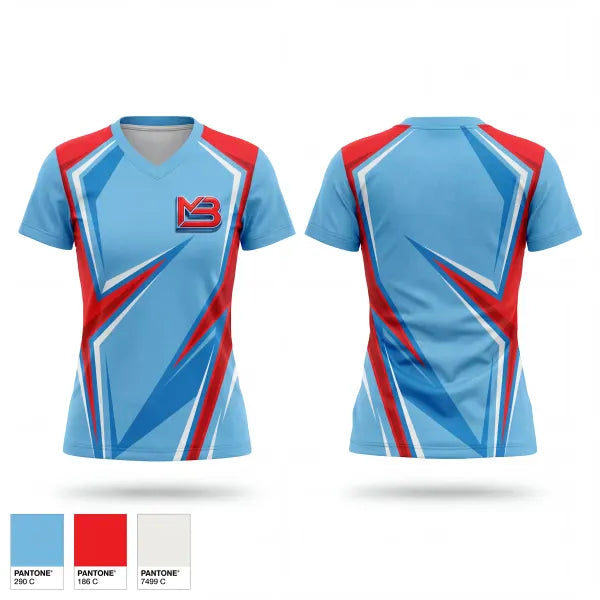 Womens Short Sleeve Vneck Shirt, Mikey Baseball, Baseball, Teamtime, Team time, sublimation, custom sports apparel, team uniforms, spirit wear, spiritwear, sports uniforms, custom shirts, team store, custom team store, fundraiser sports, apparel fundraiser