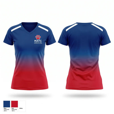 McKeesport Tigers Women's Short Sleeve V-neck Shirt - 1