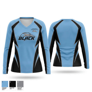 Womens Long Sleeve Vneck Shirt, Northwest Greyhounds, Women's Basketball, Teamtime, Team time, sublimation, custom sports apparel, team uniforms, spirit wear, spiritwear, sports uniforms, custom shirts, team store, custom team store, fundraiser sports, apparel fundraiser