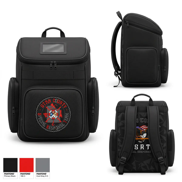 Gear Bag, Utah County SRT, Fire Department, Teamtime, Team time, sublimation, custom sports apparel, team uniforms, spirit wear, spiritwear, sports uniforms, custom shirts, team store, custom team store, fundraiser sports, apparel fundraiser