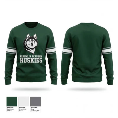 Franklin Academy Huskies 94222835 Crew Neck Sweatshirt - 1