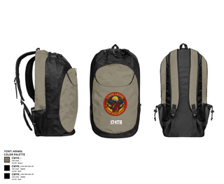 Gear Bag, 174th, , Teamtime, Team time, sublimation, custom sports apparel, team uniforms, spirit wear, spiritwear, sports uniforms, custom shirts, team store, custom team store, fundraiser sports, apparel fundraiser