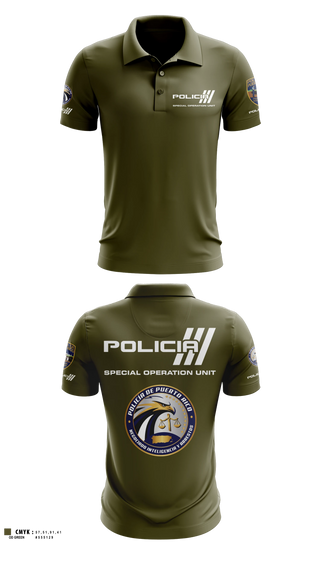 Short Sleeve Performance Polo, Inteligencia criminal, Police, Teamtime, Team time, sublimation, custom sports apparel, team uniforms, spirit wear, spiritwear, sports uniforms, custom shirts, team store, custom team store, fundraiser sports, apparel fundraiser
