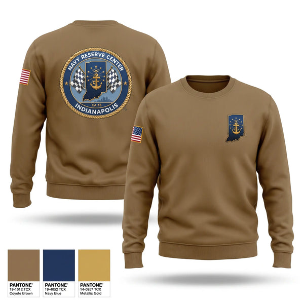 Crew Neck Sweatshirt, NRC Indianapolis, Navy, Teamtime, Team time, sublimation, custom sports apparel, team uniforms, spirit wear, spiritwear, sports uniforms, custom shirts, team store, custom team store, fundraiser sports, apparel fundraiser