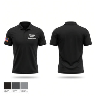 Short Sleeve Performance Polo, Glasgow Police Department, Police, Teamtime, Team time, sublimation, custom sports apparel, team uniforms, spirit wear, spiritwear, sports uniforms, custom shirts, team store, custom team store, fundraiser sports, apparel fundraiser