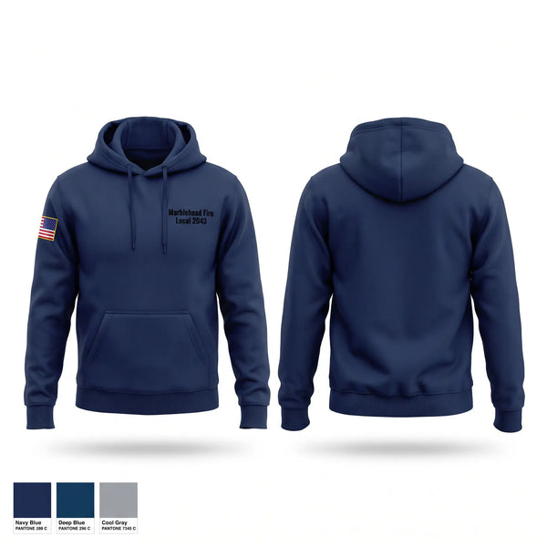Hoodie, Marblehead Fire Local 2043, Fire Department, Teamtime, Team time, sublimation, custom sports apparel, team uniforms, spirit wear, spiritwear, sports uniforms, custom shirts, team store, custom team store, fundraiser sports, apparel fundraiser