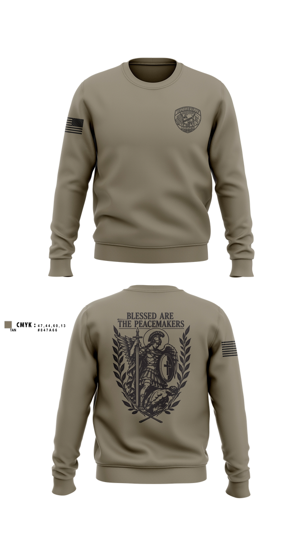 Crew Neck Sweatshirt, Blytheville Police Department, Police, Teamtime, Team time, sublimation, custom sports apparel, team uniforms, spirit wear, spiritwear, sports uniforms, custom shirts, team store, custom team store, fundraiser sports, apparel fundraiser