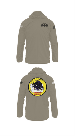 Windbreaker, 185th CES, Navy, Teamtime, Team time, sublimation, custom sports apparel, team uniforms, spirit wear, spiritwear, sports uniforms, custom shirts, team store, custom team store, fundraiser sports, apparel fundraiser