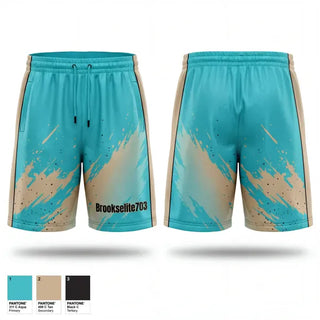 Mens Reversible Basketball Shorts, Brookselite703, Men's Basketball, Teamtime, Team time, sublimation, custom sports apparel, team uniforms, spirit wear, spiritwear, sports uniforms, custom shirts, team store, custom team store, fundraiser sports, apparel fundraiser