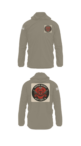 Windbreaker, 41 CEC-A, , Teamtime, Team time, sublimation, custom sports apparel, team uniforms, spirit wear, spiritwear, sports uniforms, custom shirts, team store, custom team store, fundraiser sports, apparel fundraiser