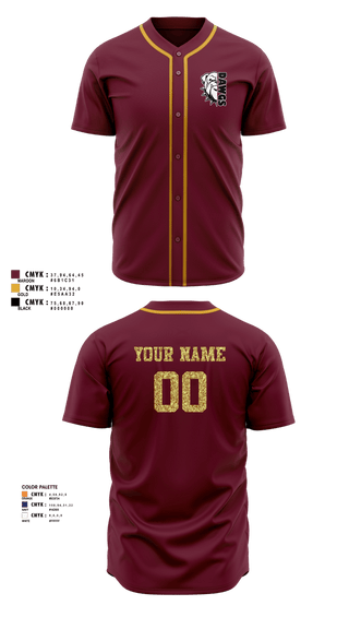 Full Button Baseball Jersey, Chesapeake Bay Dawgs, , Teamtime, Team time, sublimation, custom sports apparel, team uniforms, spirit wear, spiritwear, sports uniforms, custom shirts, team store, custom team store, fundraiser sports, apparel fundraiser