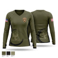 Paulding County Sheriff's Office Women's Long Sleeve V-neck Shirt - 1