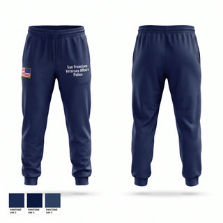 Sweatpants, San Francisco Veterans Affairs Police, Police, Teamtime, Team time, sublimation, custom sports apparel, team uniforms, spirit wear, spiritwear, sports uniforms, custom shirts, team store, custom team store, fundraiser sports, apparel fundraiser
